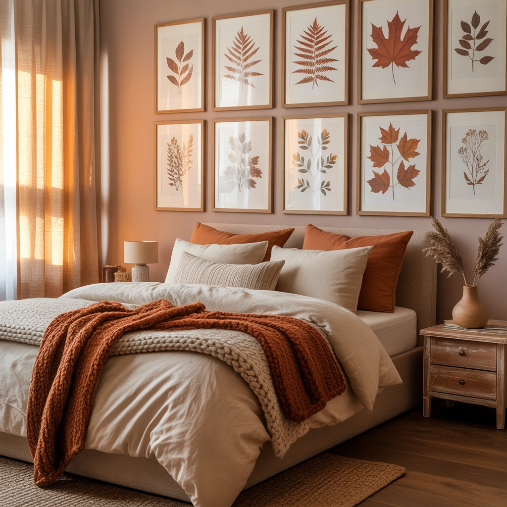 Decorate Your Bedroom With Fall Inspired Wall Art