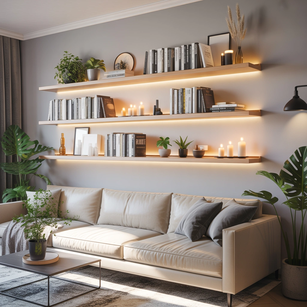 Decorate Your Wall With Floating Shelves