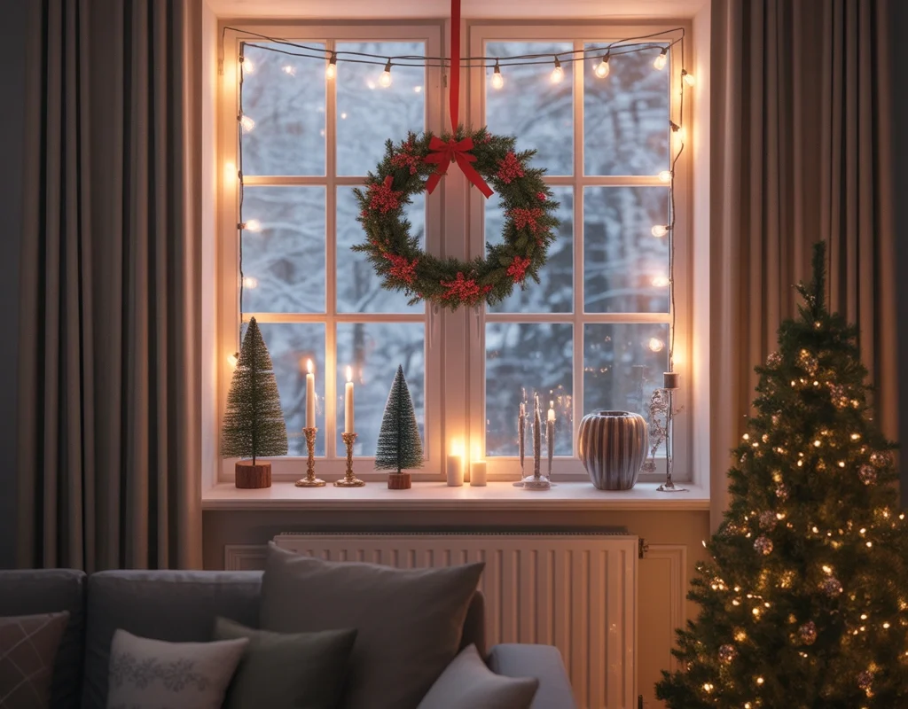 Decorate Your Windows With Christmas Charm