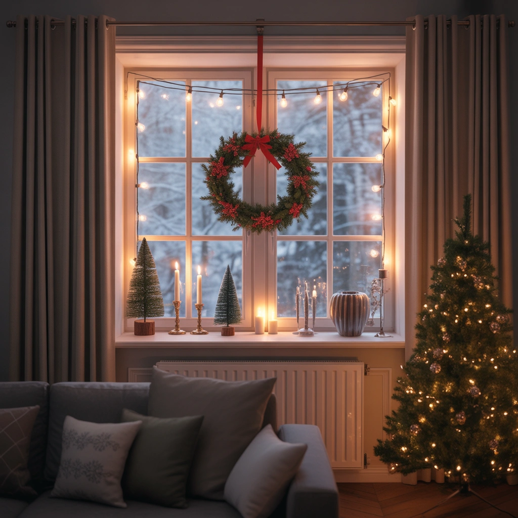 Decorate Your Windows With Christmas Charm