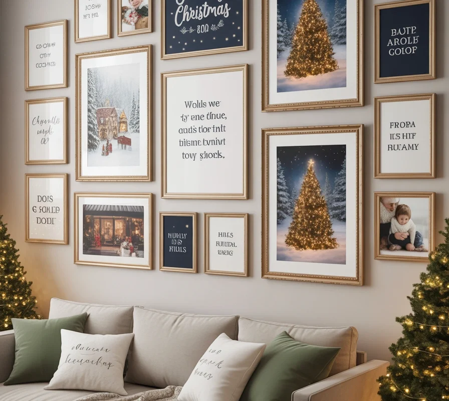 Design a Christmas Gallery Wall With Holiday Artwork