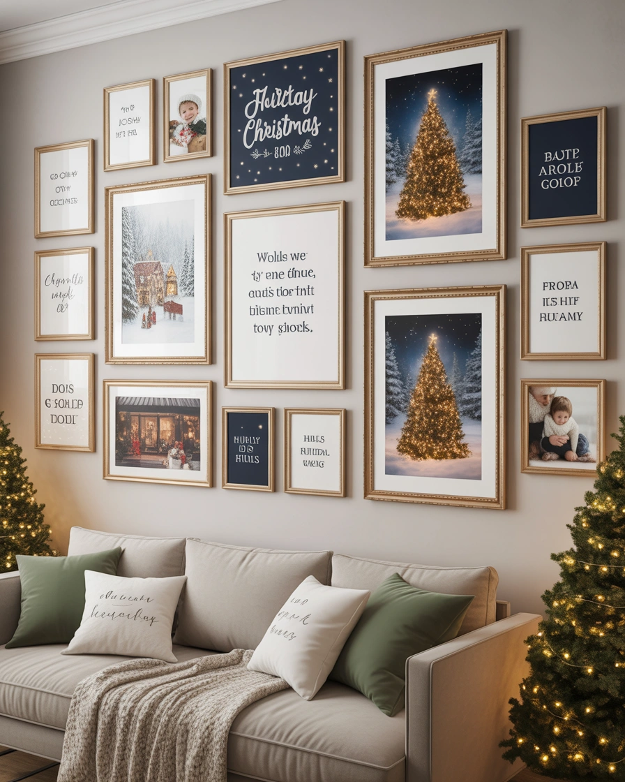 Design a Christmas Gallery Wall With Holiday Artwork