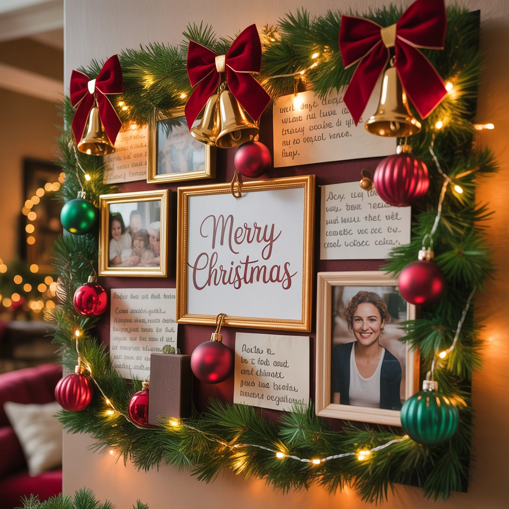 Design a Christmas Memory Board Filled With Family Photos and Holiday Moments