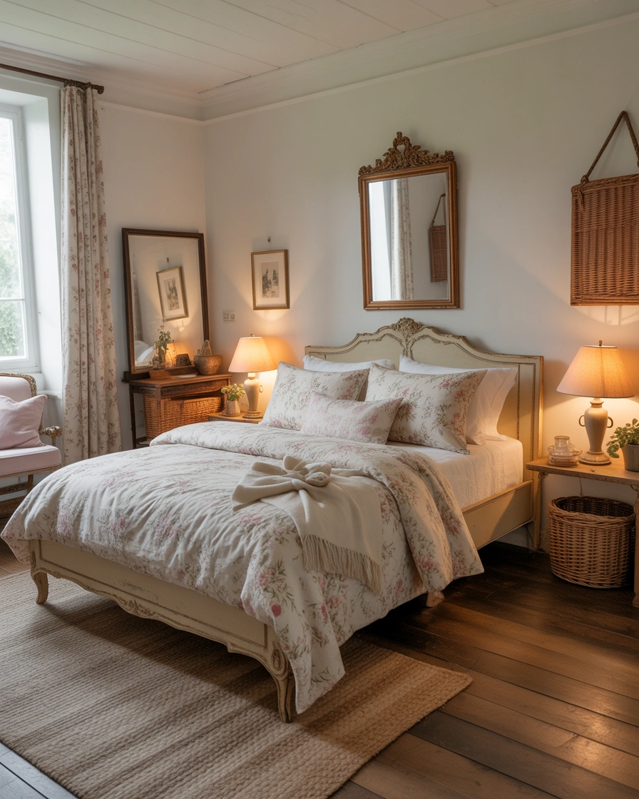 Design a Cozy Cottage Inspired Bedroom With Warm Character