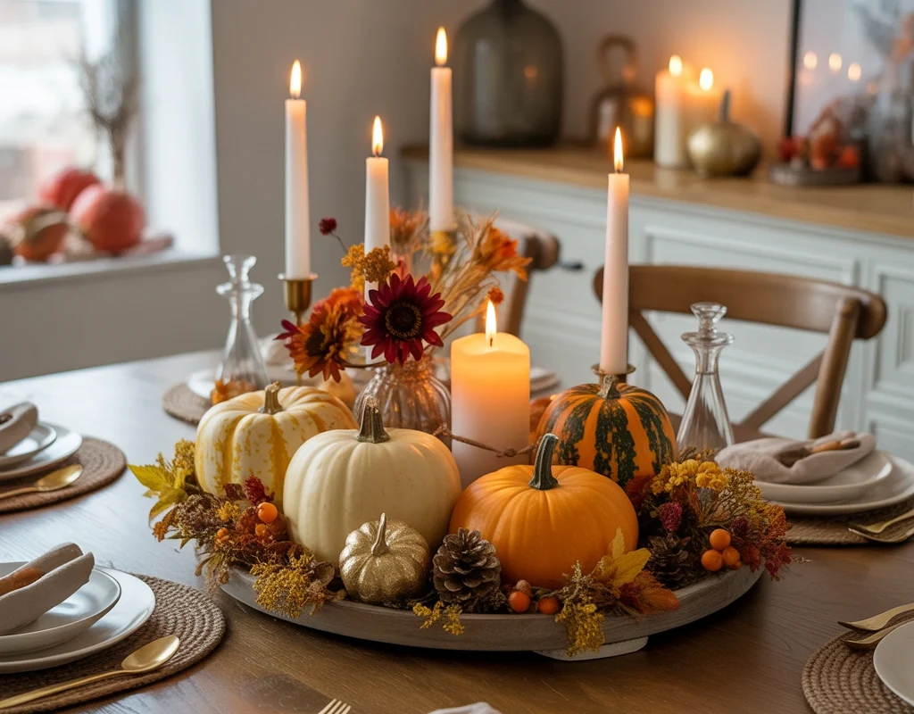 Design a Cozy Thanksgiving Dining Table Centerpiece