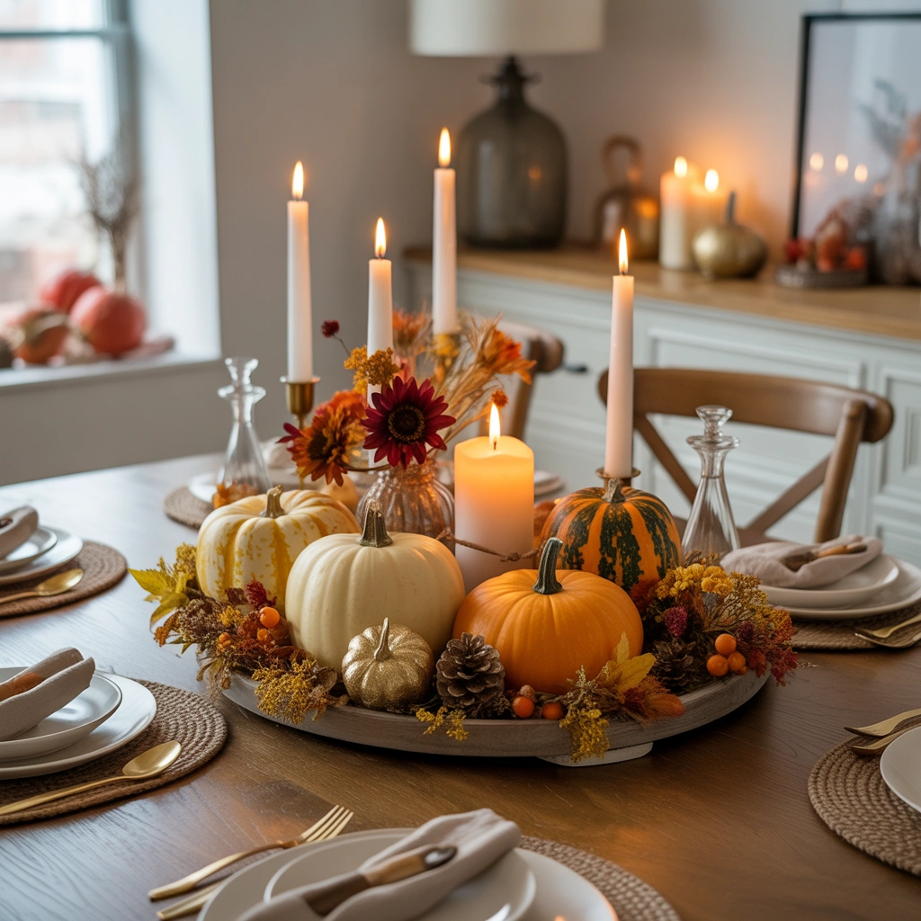 Design a Cozy Thanksgiving Dining Table Centerpiece