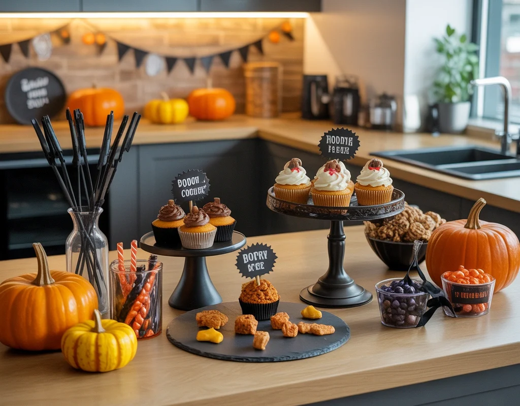 Design a Halloween Snack and Coffee Station