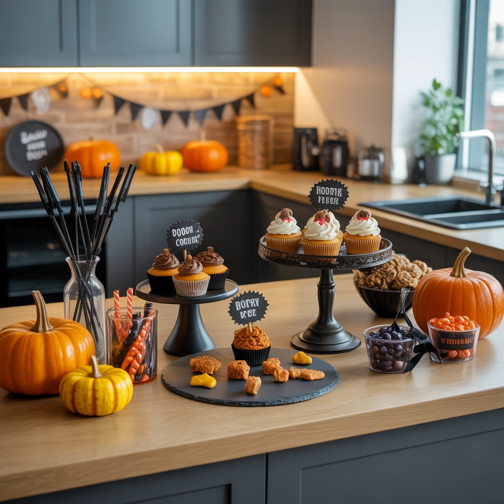 Design a Halloween Snack and Coffee Station