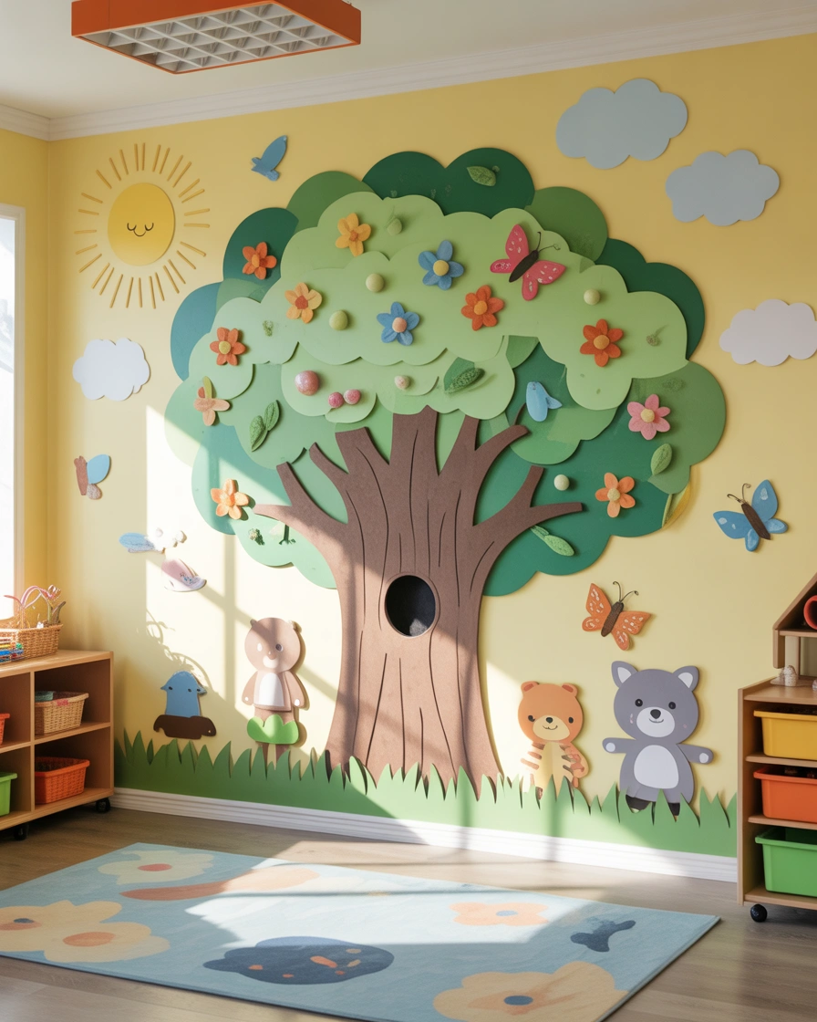 Design a Magical Nature Themed Classroom Wall