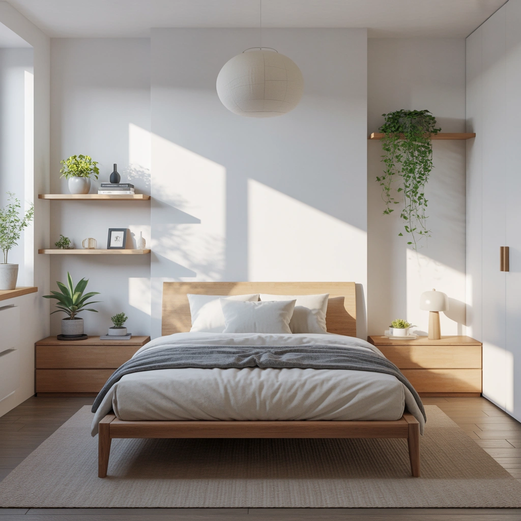 Design a Modern Minimalist Bedroom for a Clean and Peaceful Lifestyle