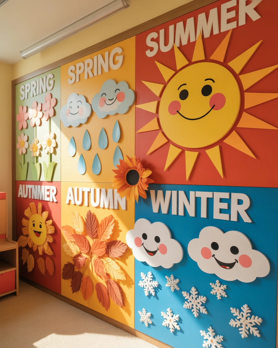 Design a Weather and Seasons Learning Wall
