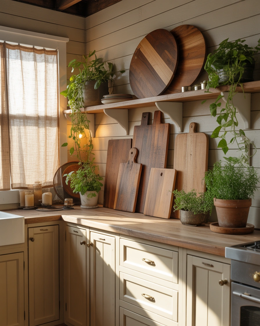 Display Wooden Cutting Boards And Trays