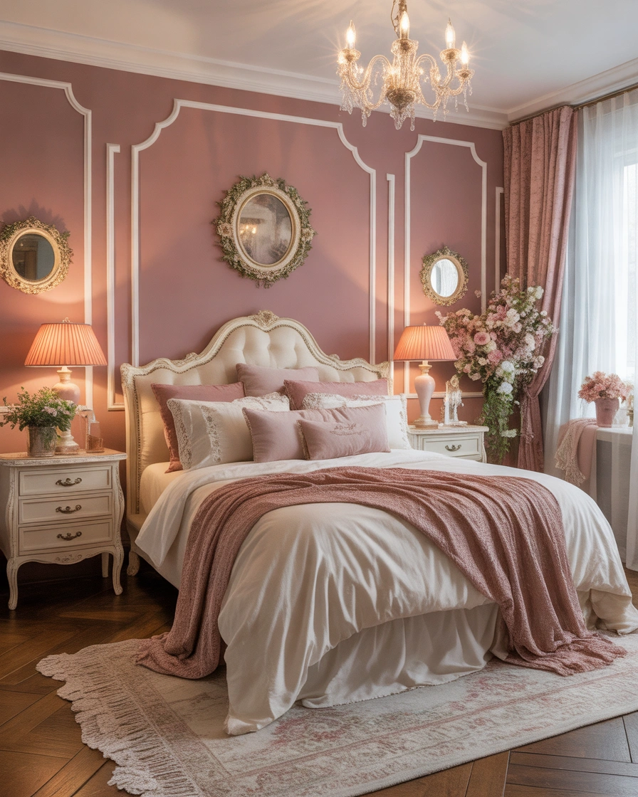 Dusty Rose – A Soft and Romantic Bedroom Shade