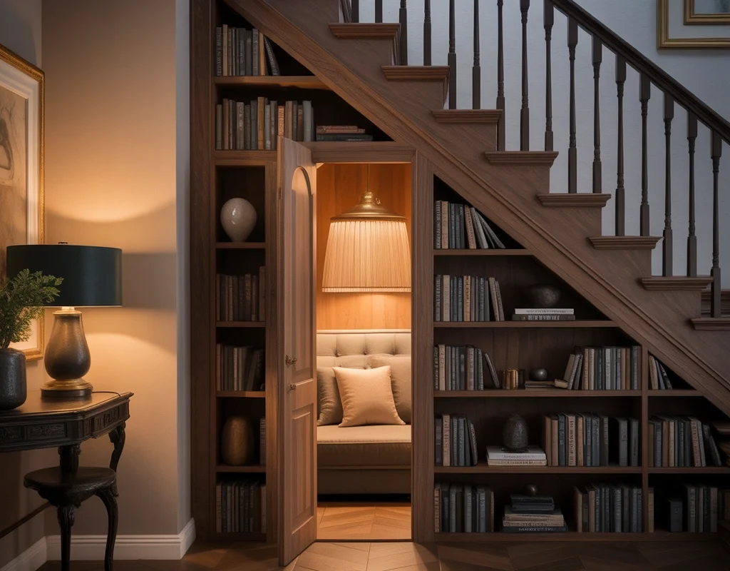 Hidden Secret Room Under Stairs for a Unique Home Feature