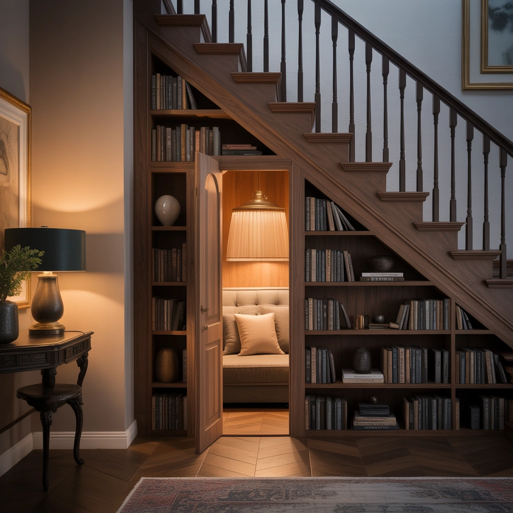 Hidden Secret Room Under Stairs for a Unique Home Feature