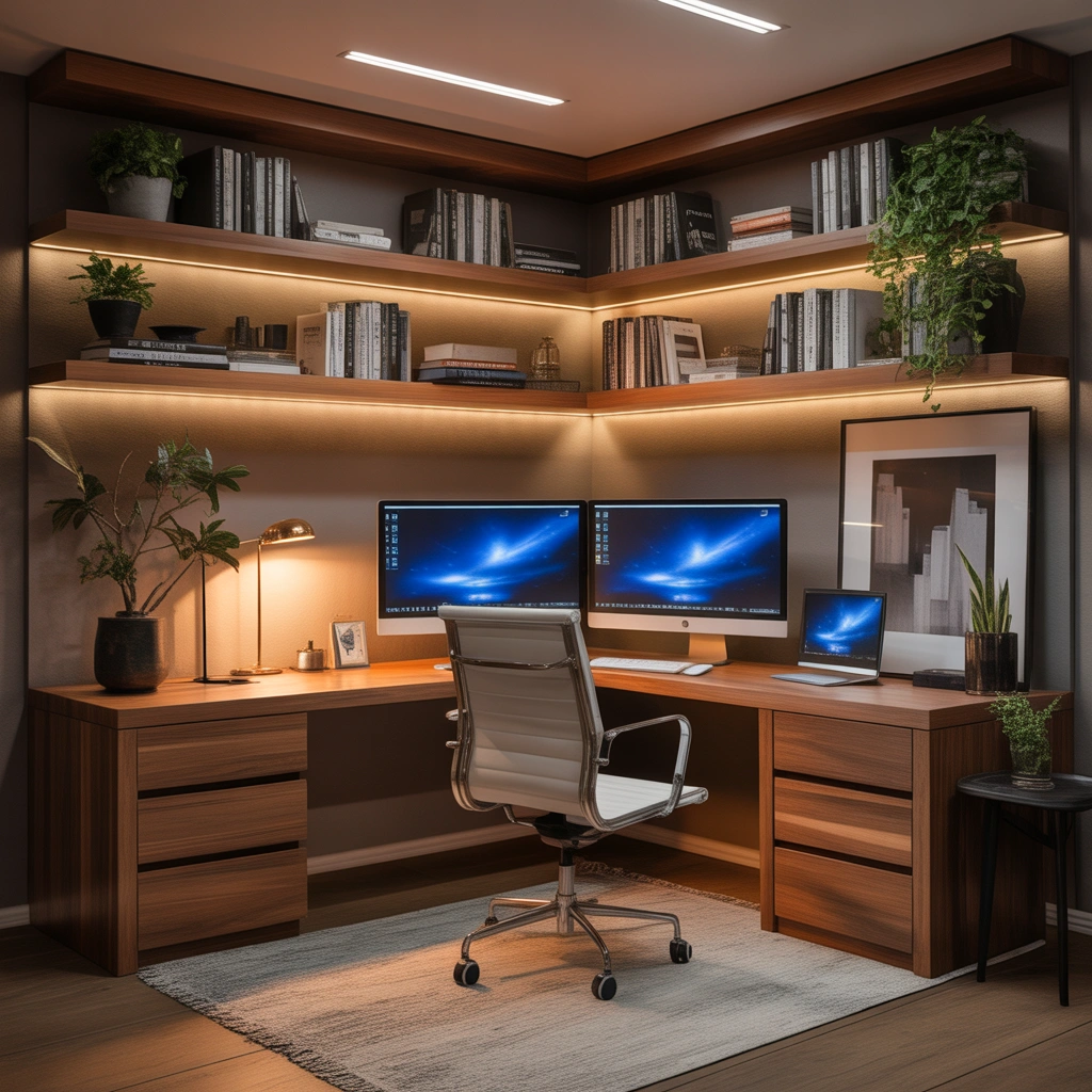 L Shaped Corner Desk for Maximum Productivity
