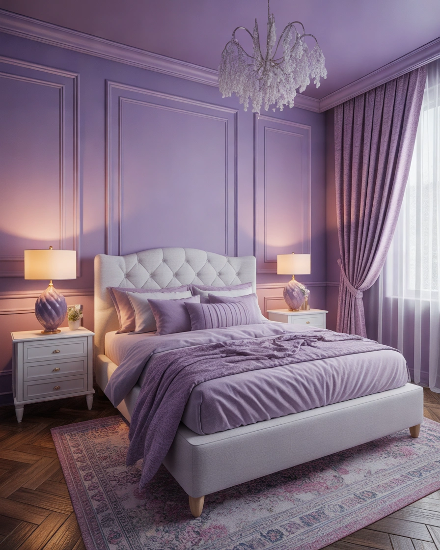 Lavender – A Soft and Dreamy Bedroom Wall Color
