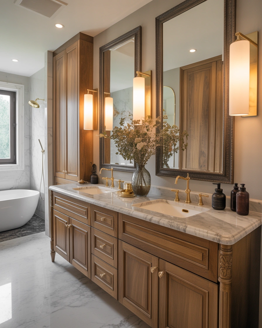 Luxury Double Sink Bathroom Vanity With Premium Finishes