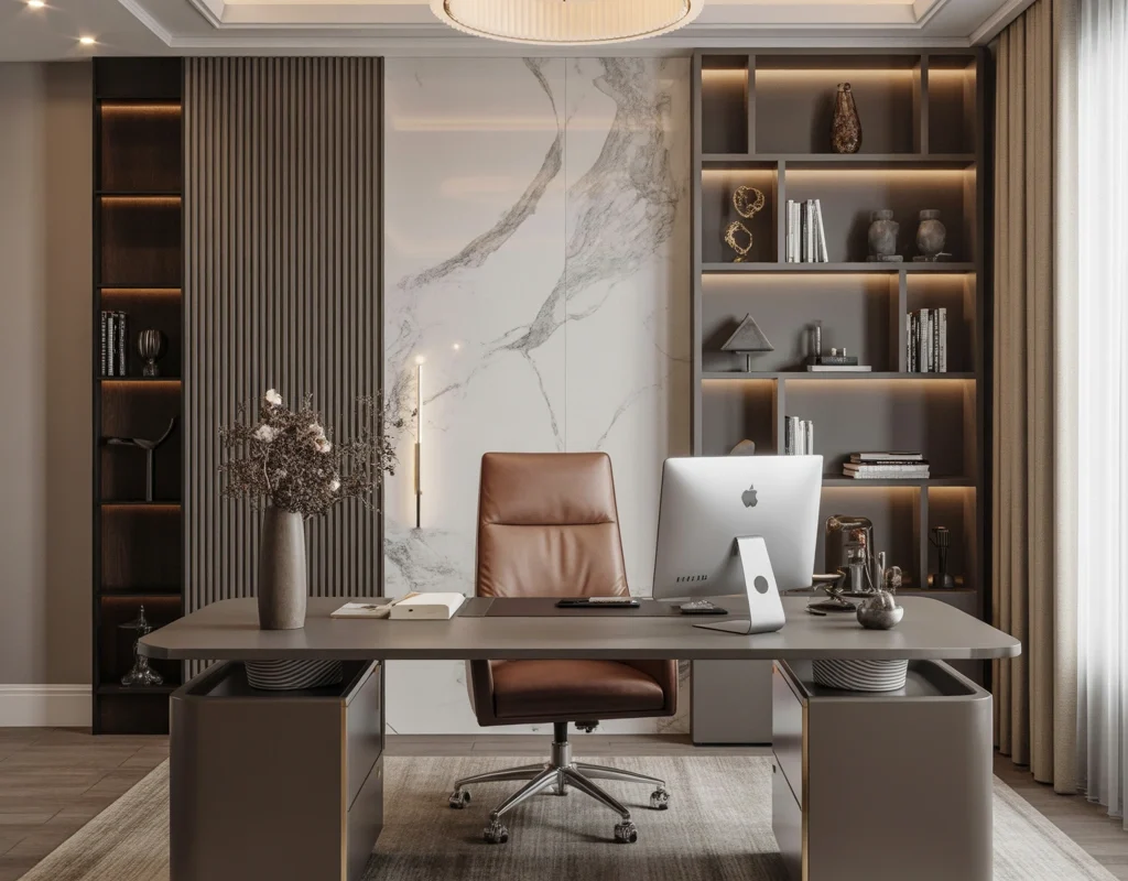 Luxury Home Office Desk Design