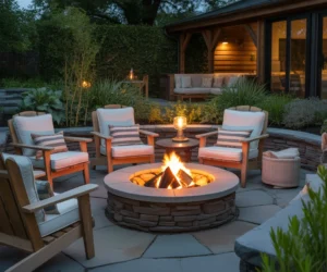 Make a DIY Outdoor Fire Pit Area