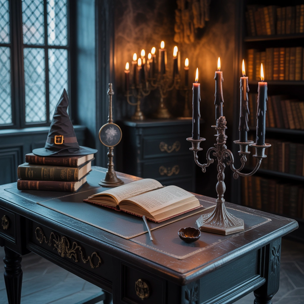 Make a Dark Arts Corner for a Spooky Halloween Effect