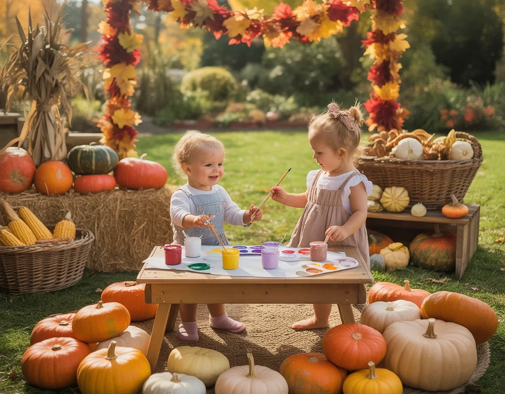 Make a Kid Friendly Pumpkin Patch Corner