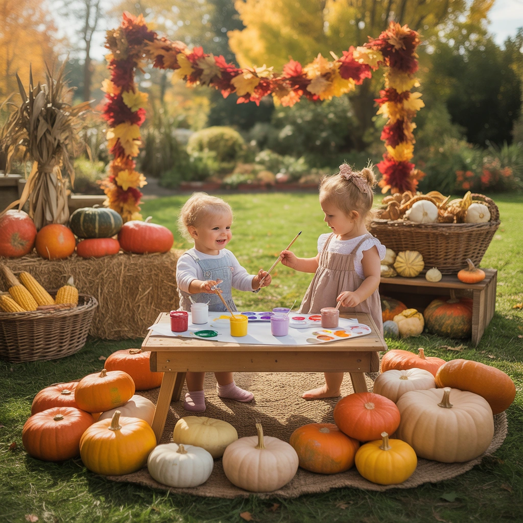 Make a Kid Friendly Pumpkin Patch Corner