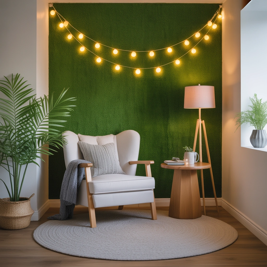 Make a Small Grass Wall Accent Corner