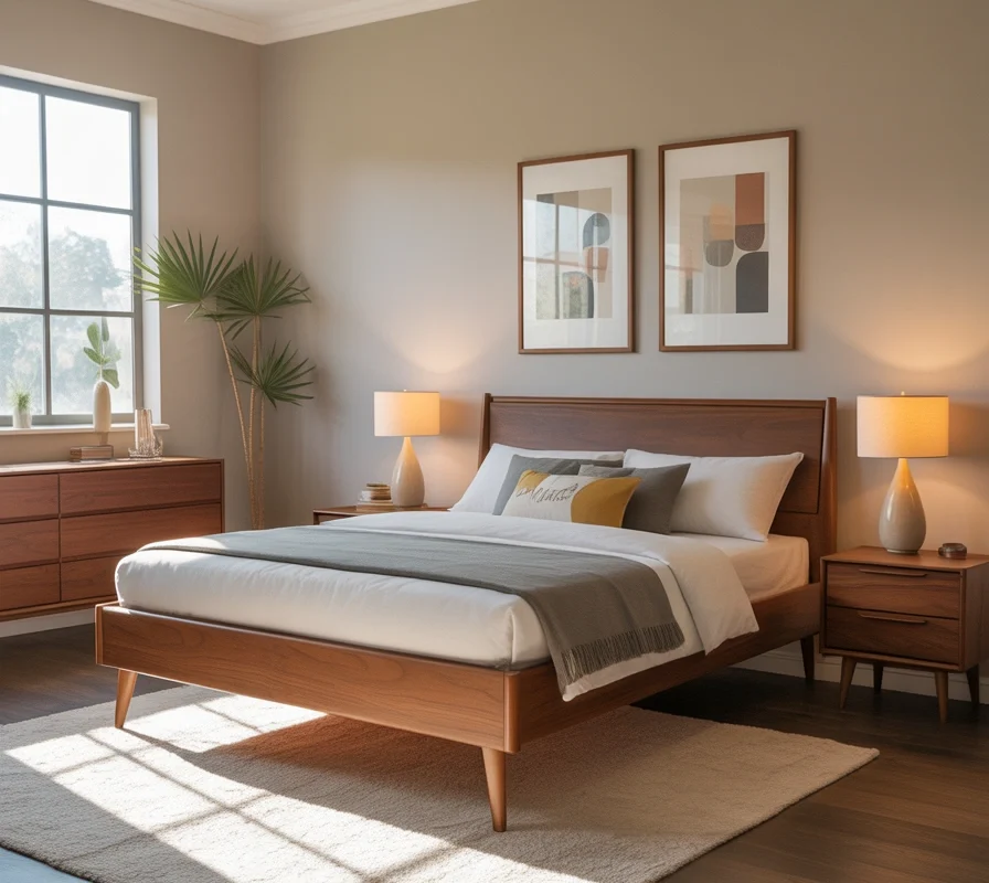 Mid Century Modern Bedroom Furniture Set