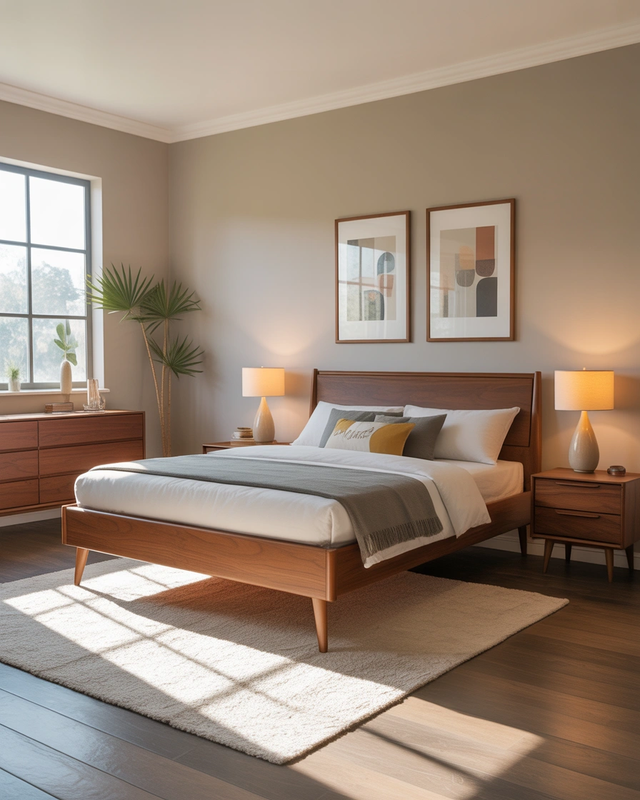 Mid Century Modern Bedroom Furniture Set