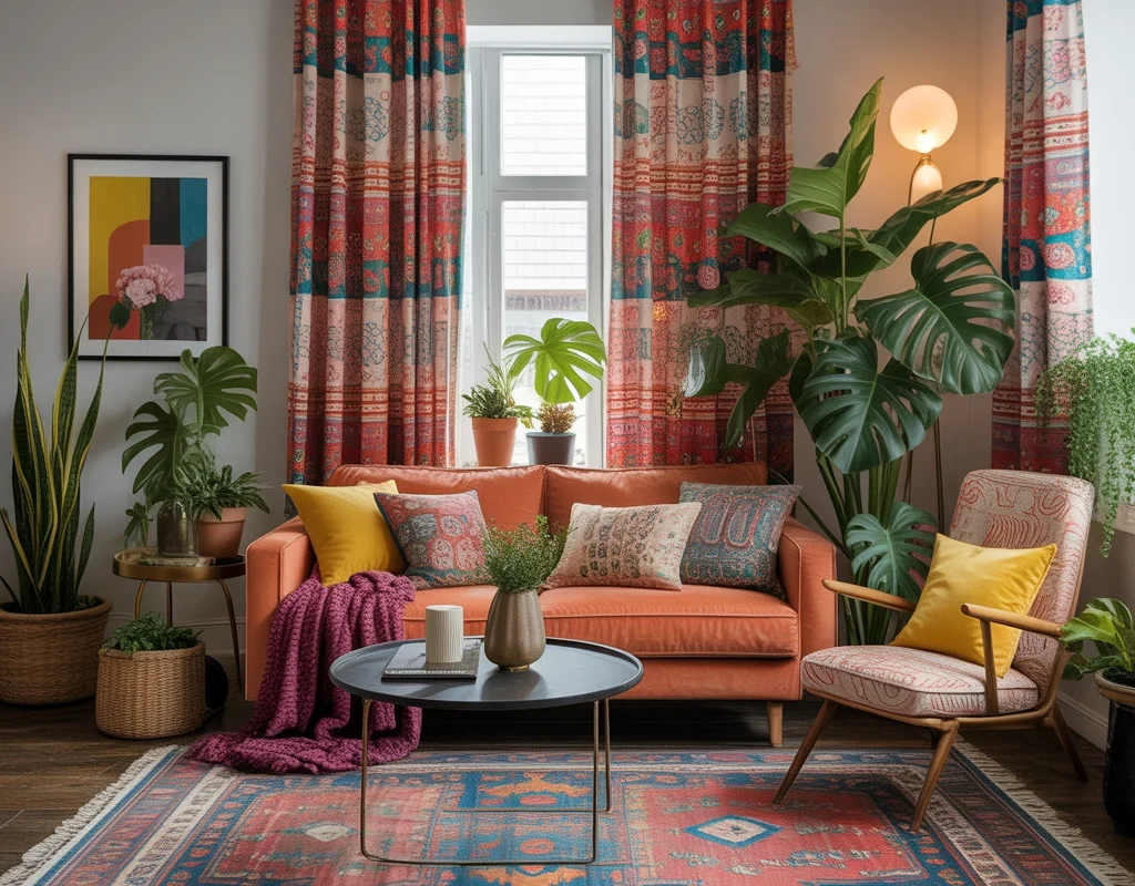 Mix Patterns Confidently for a Lively Space