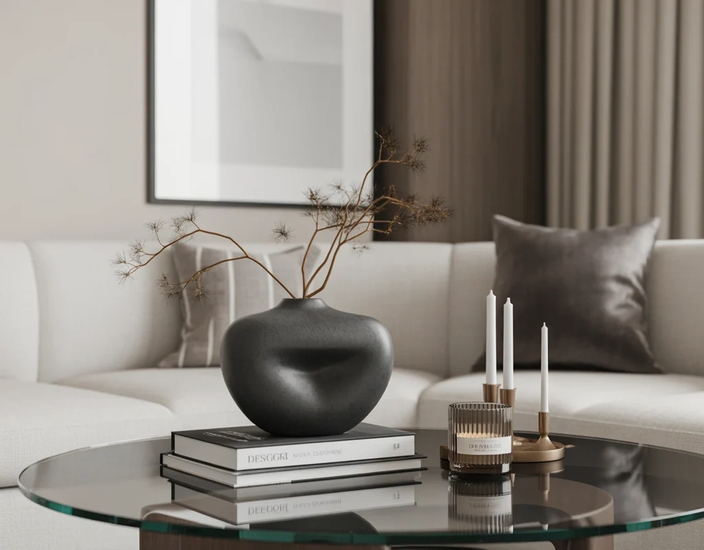 Modern Living Room Table Decor Style