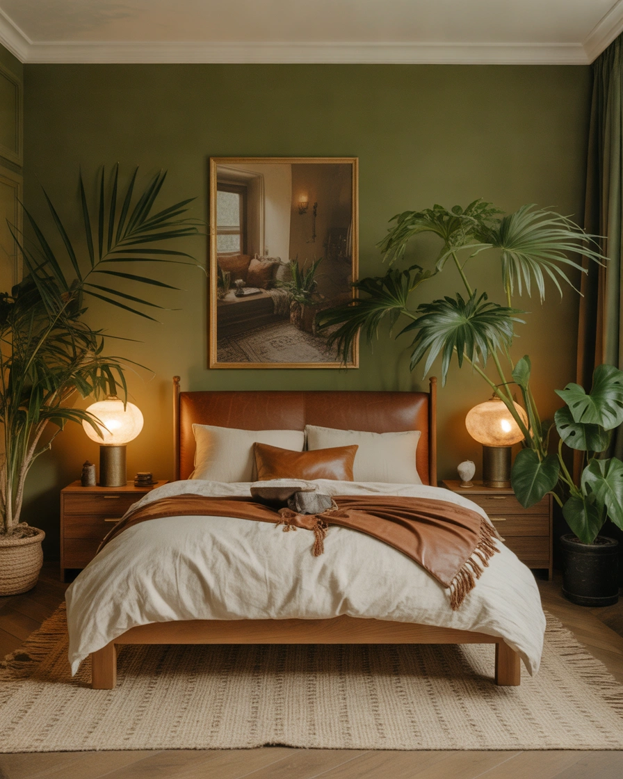 Olive Green – A Rich and Natural Bedroom Color