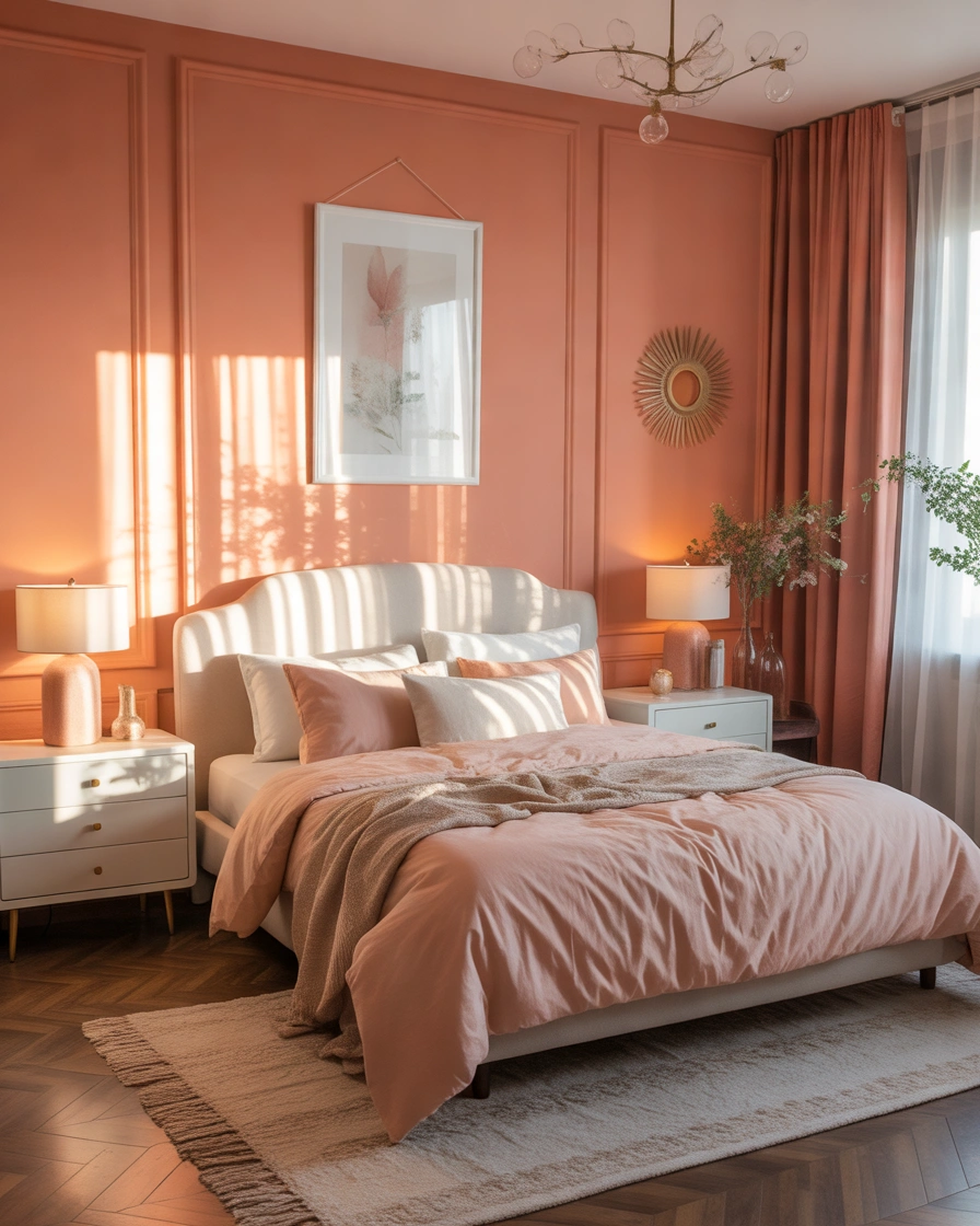 Peach – A Warm and Cheerful Bedroom Color