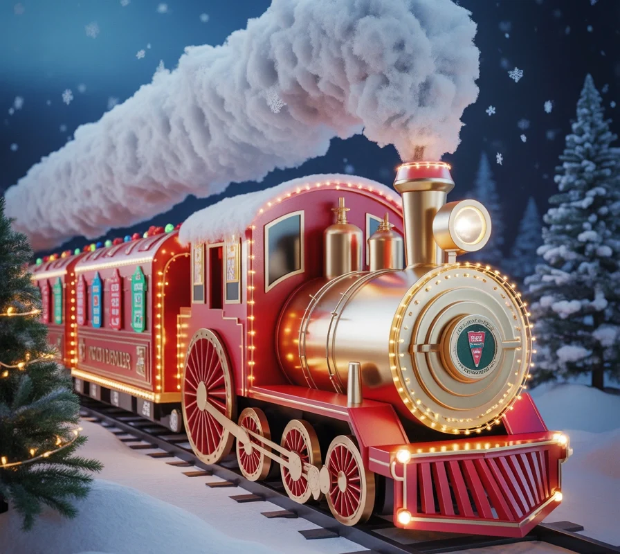 Polar Express Christmas Train Door Decoration