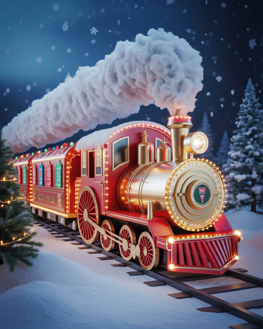 Polar Express Christmas Train Door Decoration