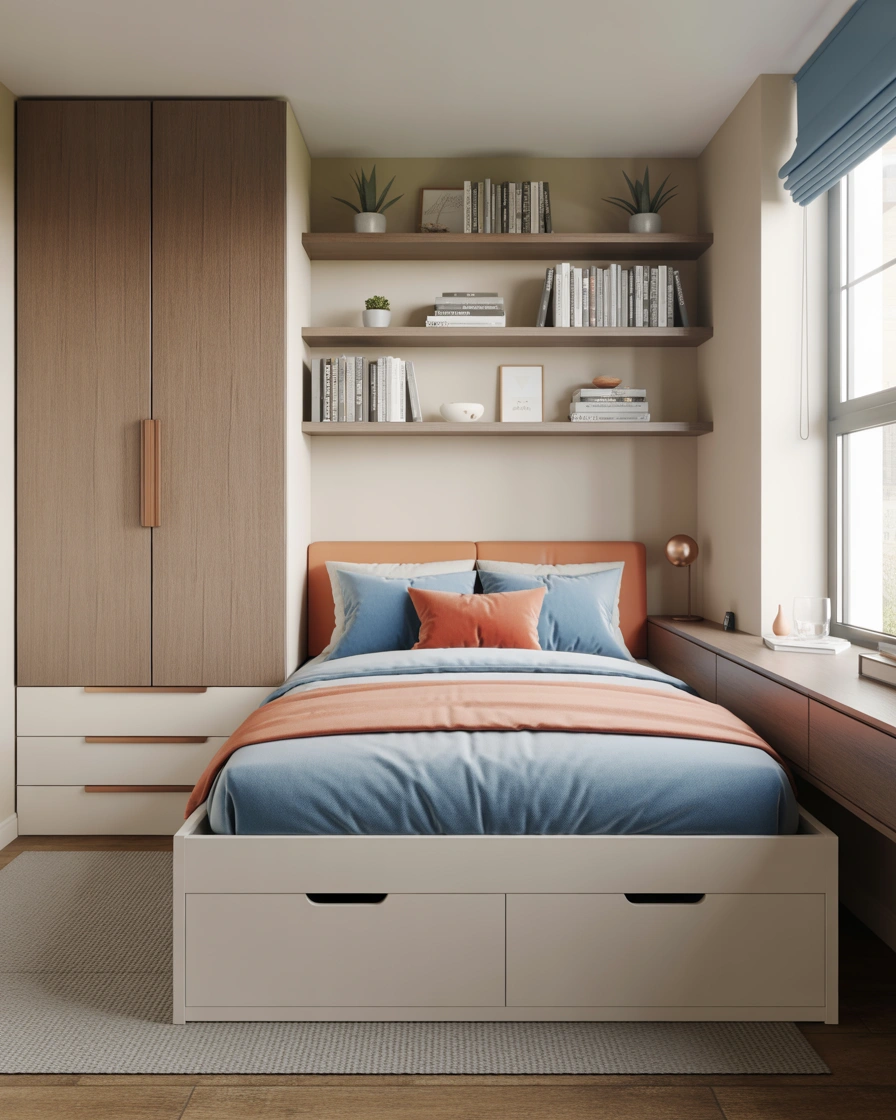 Small Space Bedroom Furniture Set