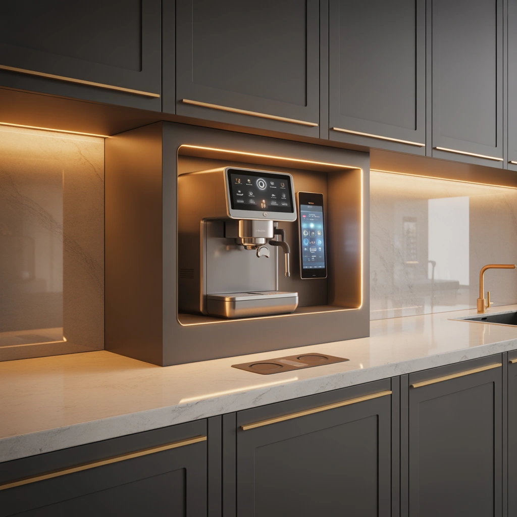 Smart Technology Coffee Bar Setup