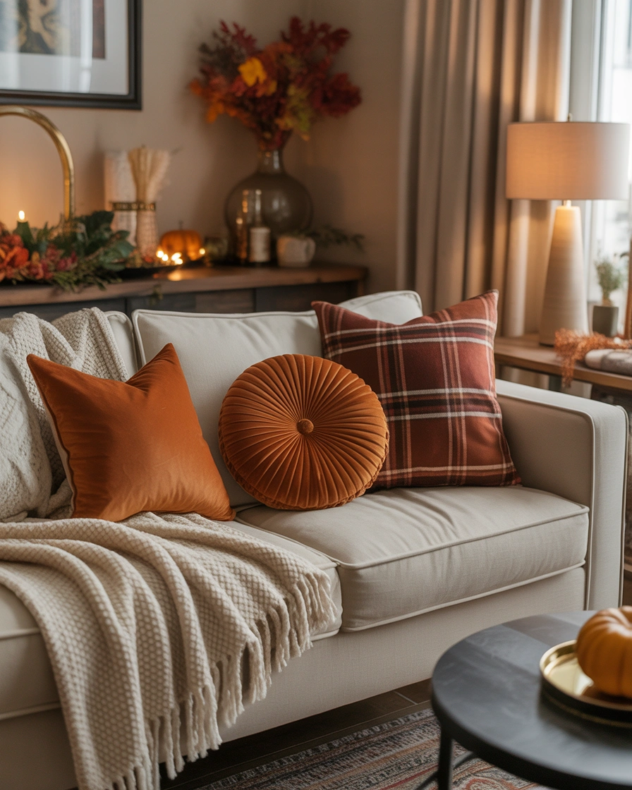 Style Your Sofa With Thanksgiving Themed Throw Pillows