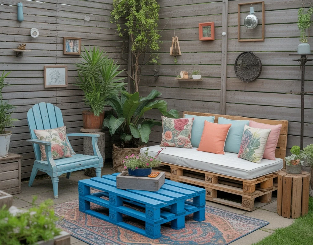 Transform Old Furniture Into Stylish Outdoor Seating