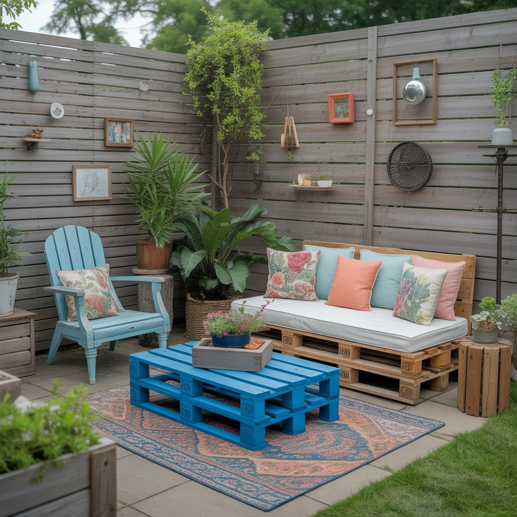 Transform Old Furniture Into Stylish Outdoor Seating