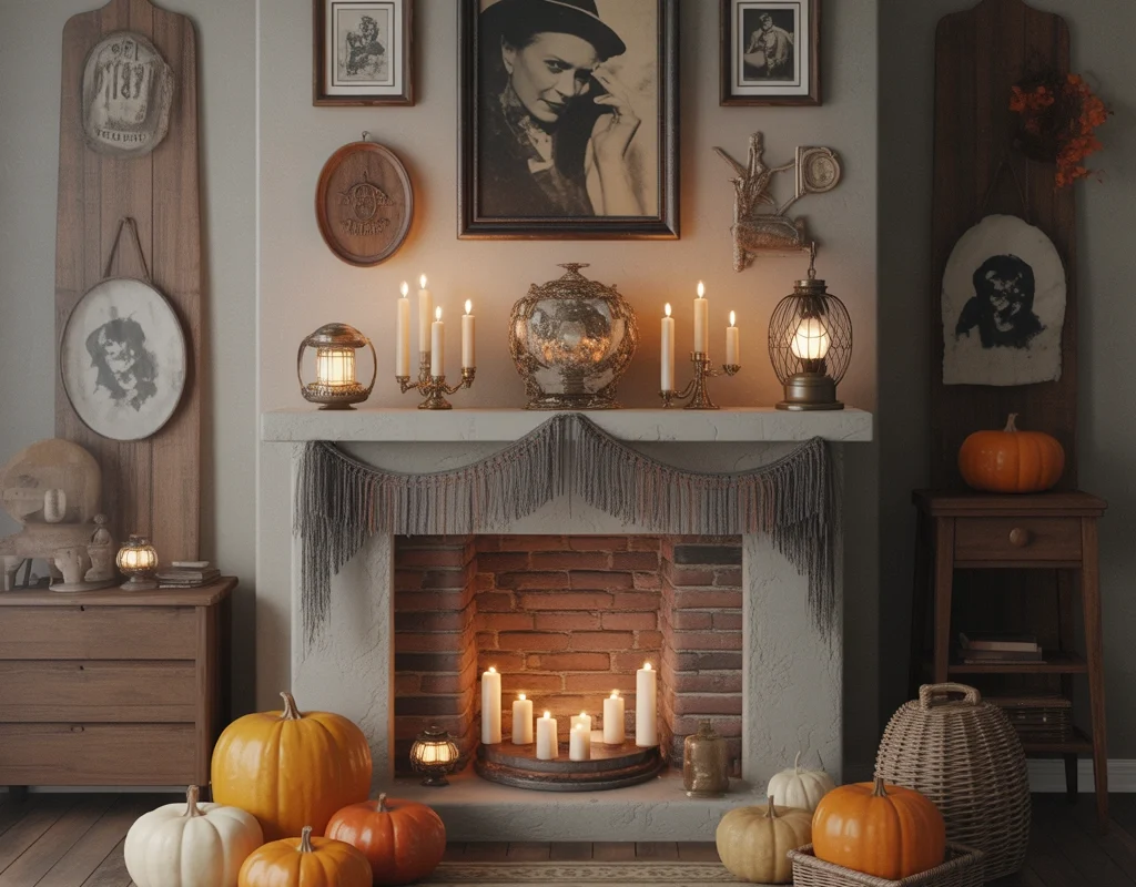 Transform Your Home Into a Vintage Halloween Movie Scene With Retro Details