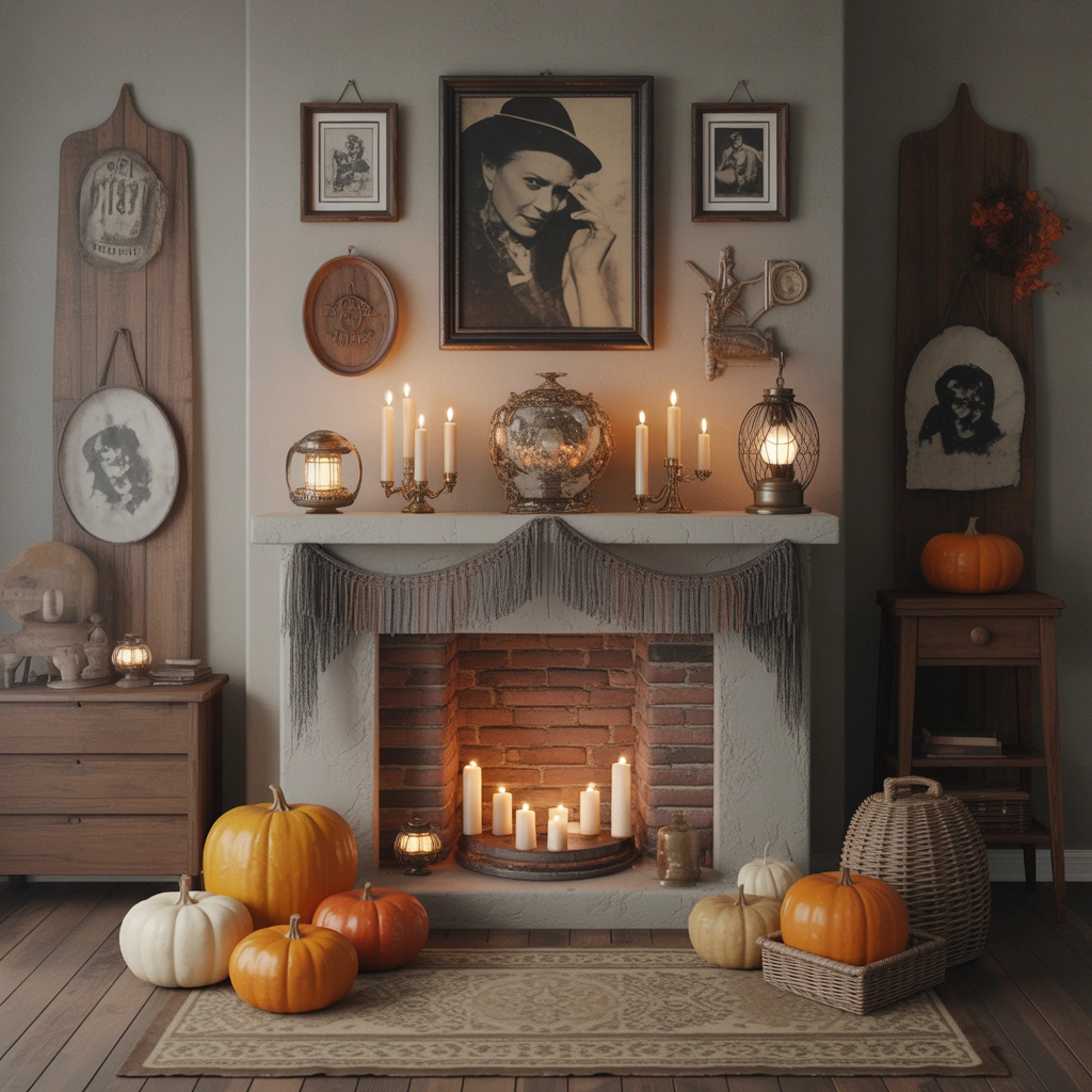 Transform Your Home Into a Vintage Halloween Movie Scene With Retro Details