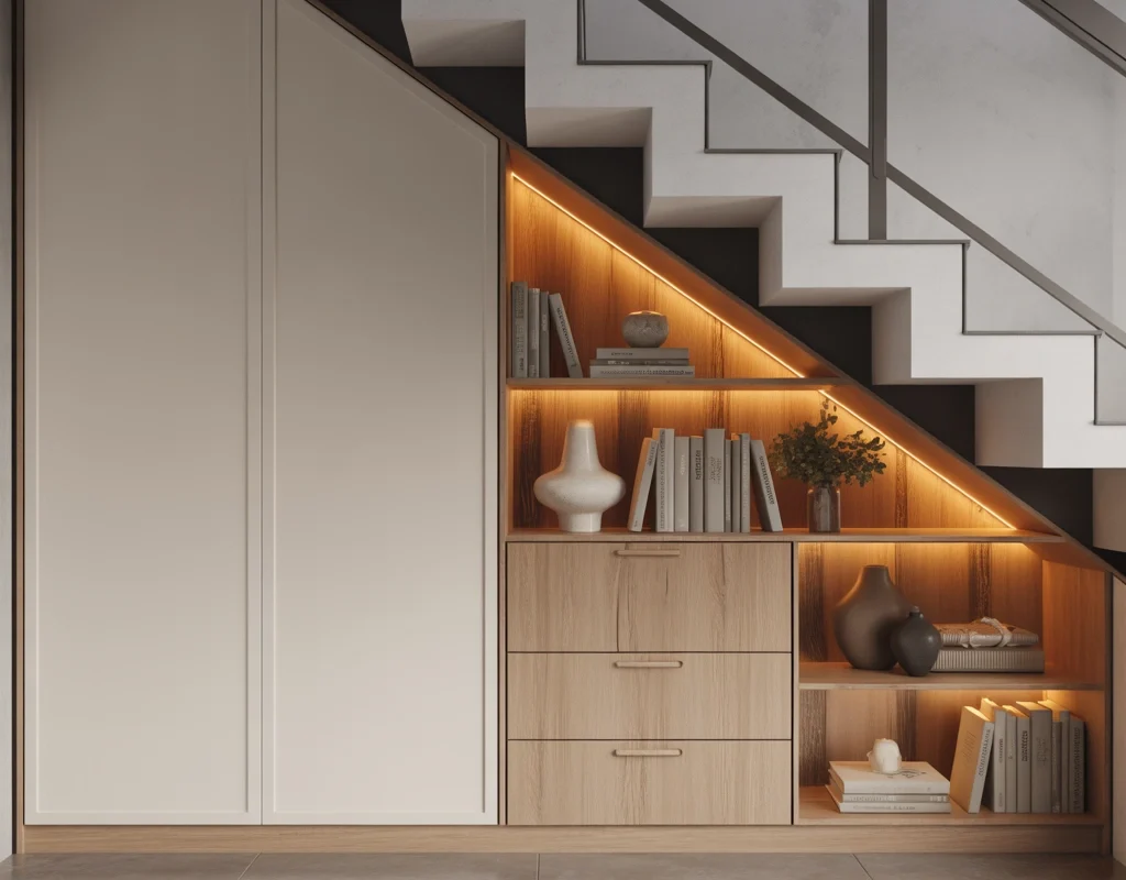 Under Stairs Storage Cabinets for a Clean and Organized Home