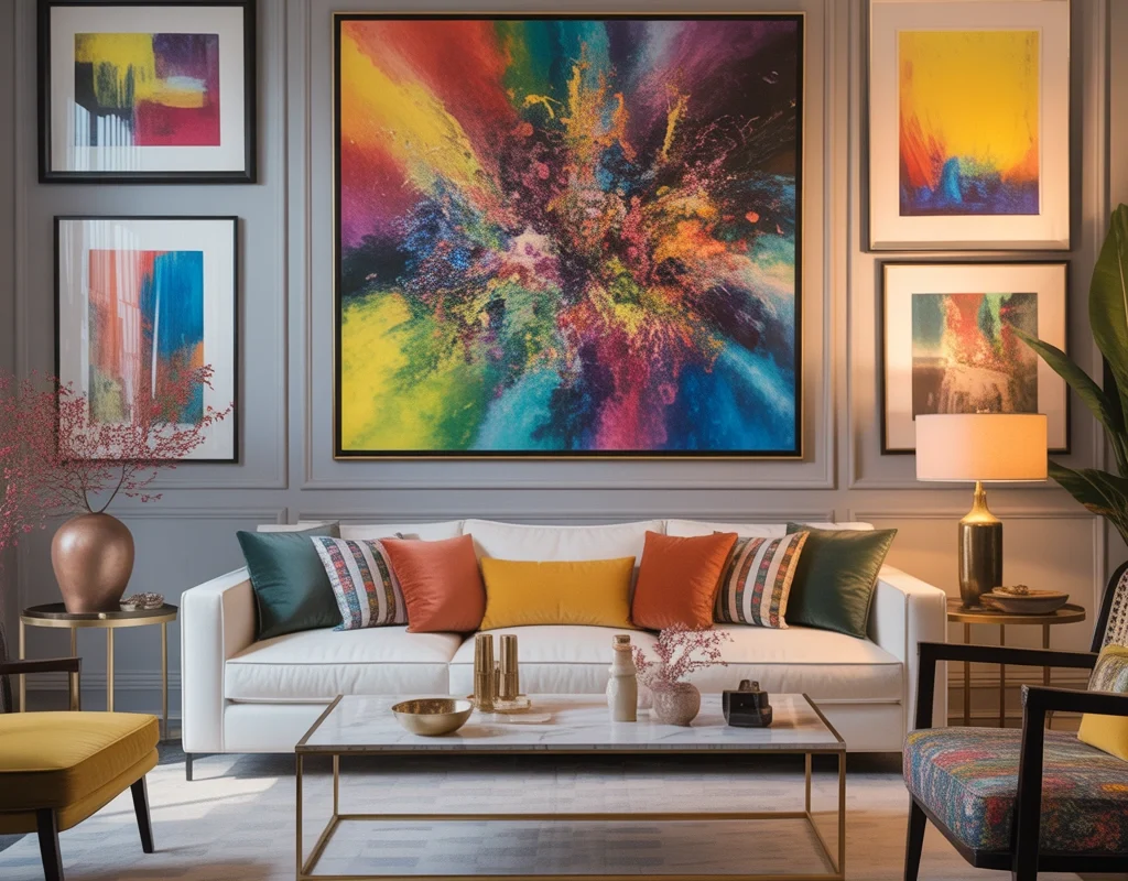 Use Colourful Artwork to Add Personality