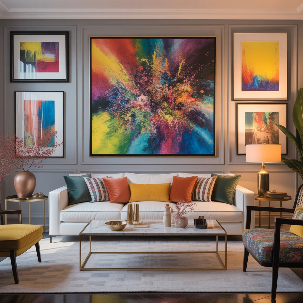 Use Colourful Artwork to Add Personality