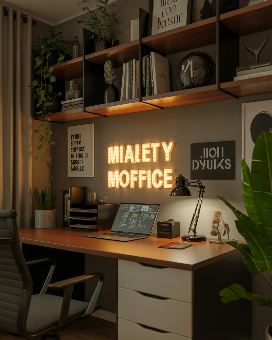 Use Decorative Lighting to Add Personality to Your Workspace