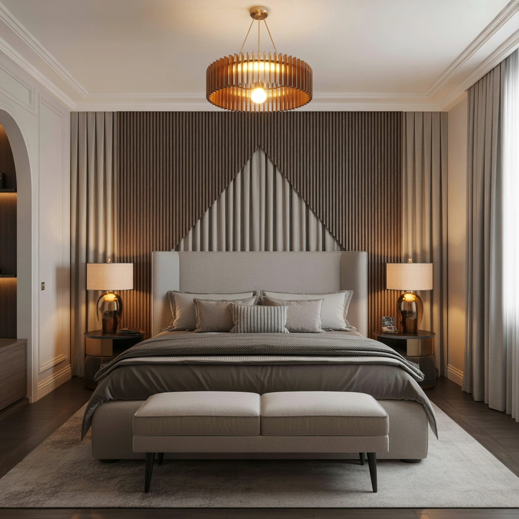 Use Gray Curtains to Create a Hotel Inspired Bedroom