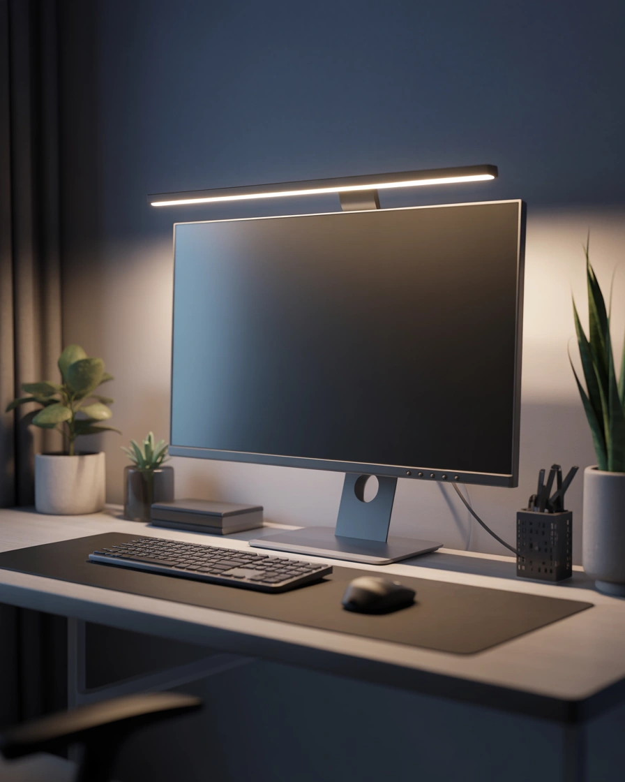 Use Monitor Lighting to Reduce Eye Strain During Long Work Sessions