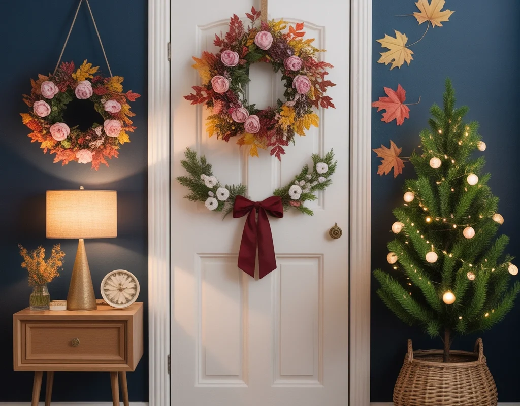Use Seasonal Bedroom Door Decor for a Fresh Look Throughout the Year